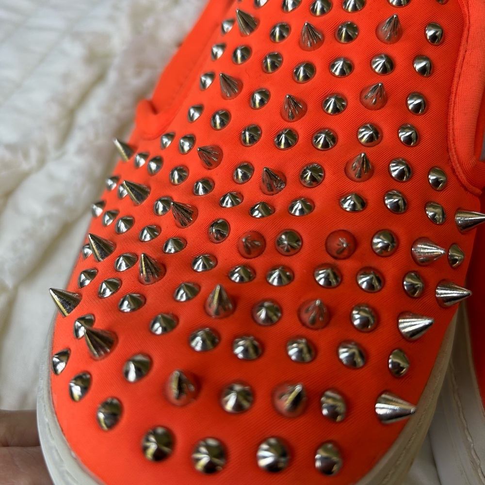 Jeffrey Campbell Spike Orange Slip-On Shoes size 8 - Picture 4 of 9